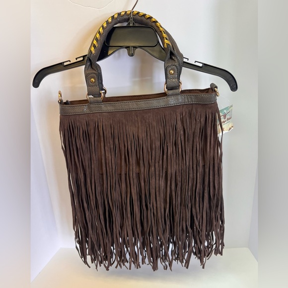 Heritage West Handbags - HERITAGE WEST FRINGE WESTERN STYLE HANDBAG NWT
